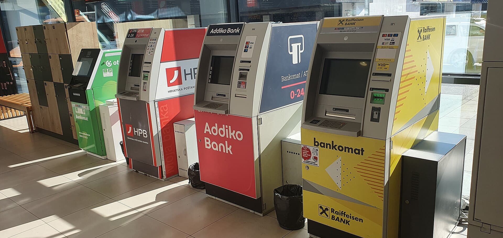 The ATM — the bank open around the clock