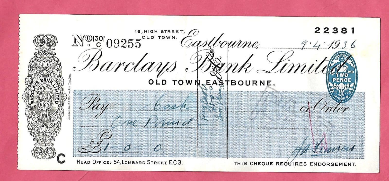 The cheque — the written promise that stood in for money