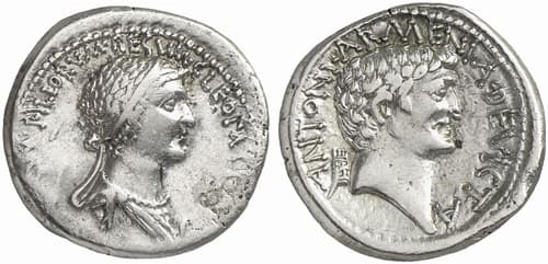 The coin with Cleopatra's face — propaganda in metal