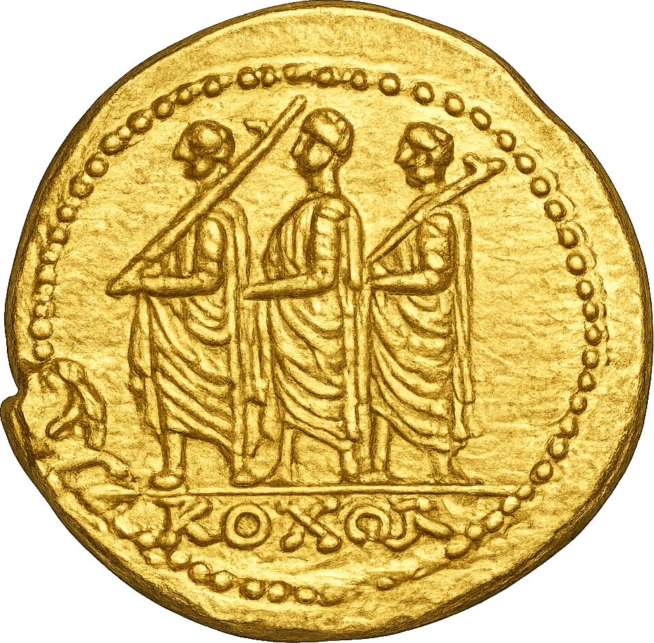 Koson gold coin — obverse